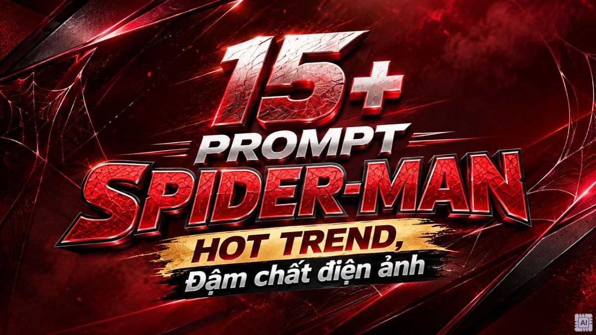 15+ Prompt Spider-Man hot trend, đậm chất điện ảnh