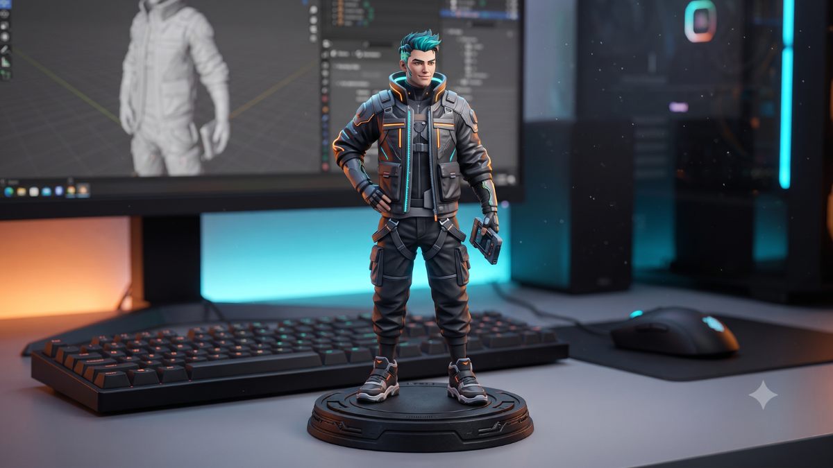 Mẫu prompt tạo mô hình 3D Figure