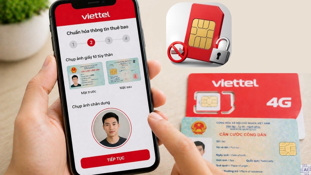 Sim Viettel bị khóa phải làm sao? - Khóa do chưa chuẩn hoa thông tin