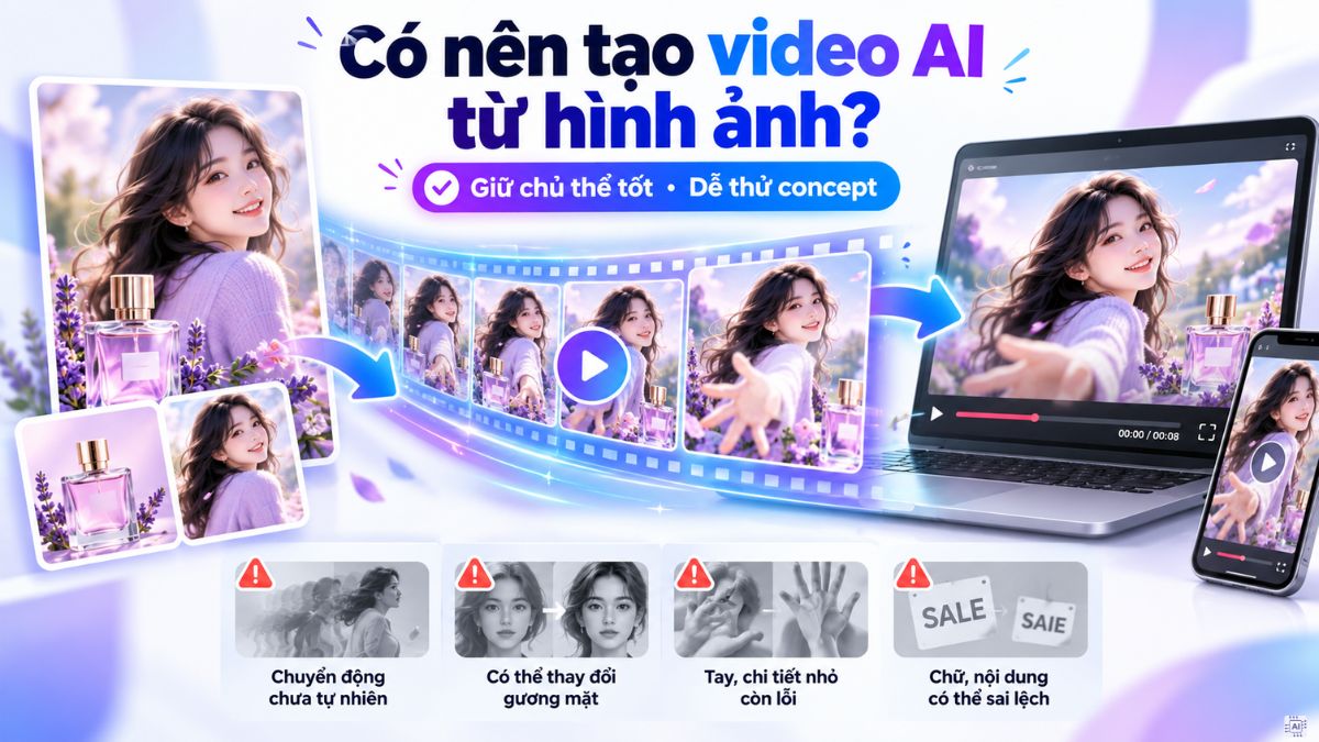 Có thể tạo video AI bằng hình ảnh
