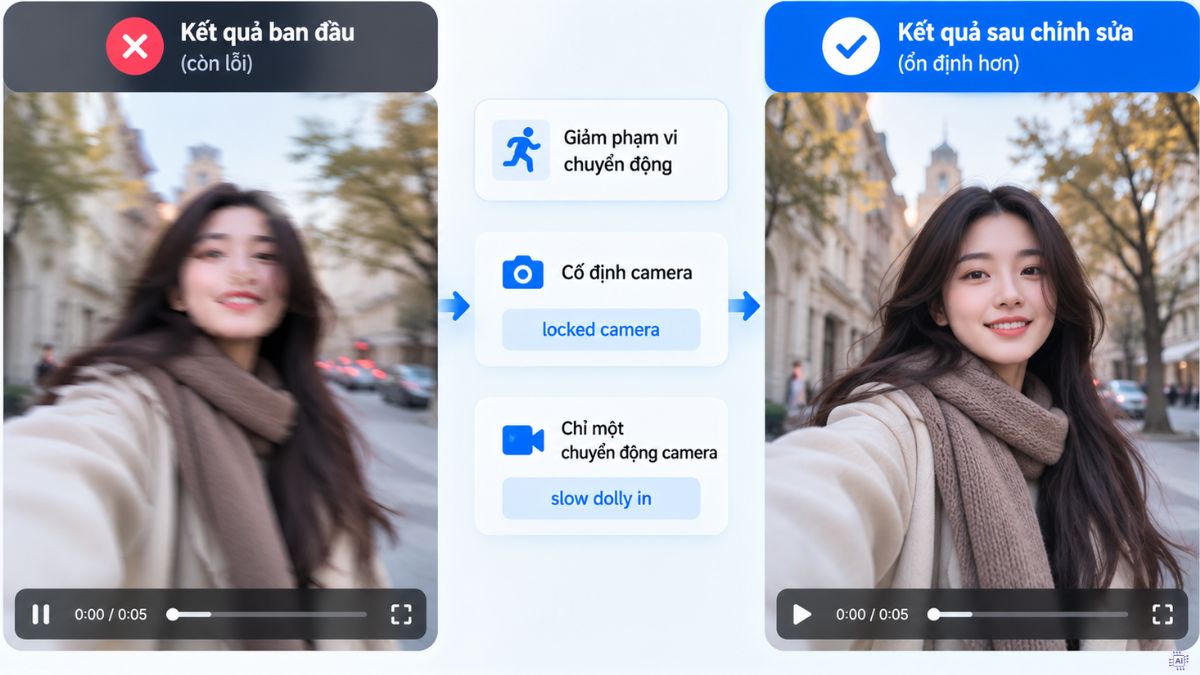 Cách tạo video AI bằng hình ảnh hiệu quả - Yêu cầu AI chỉnh sửa lại theo yêu cầu