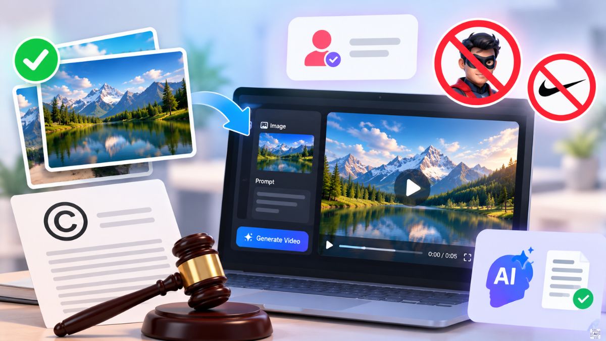 Vấn đề bản quyền khi tạo video AI bằng hình ảnh