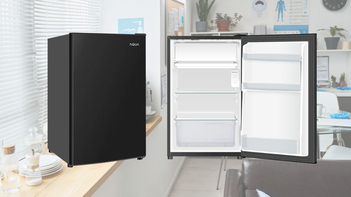 Tủ lạnh văn phòng AQUA AQR-D100FA(BS)