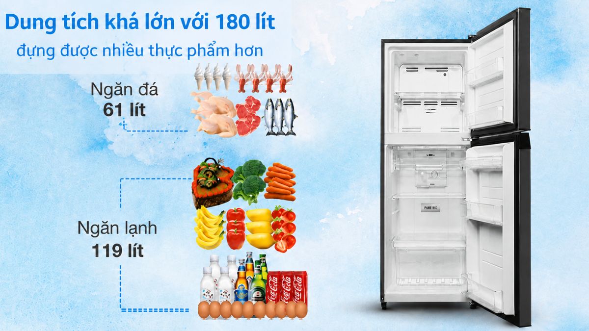Tủ lạnh văn phòng GR-RT234WE-PMV