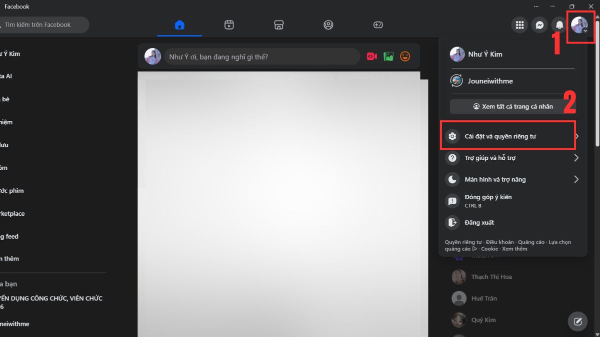 2FA là gì? - Bật 2FA trên Facebook bước 1-1