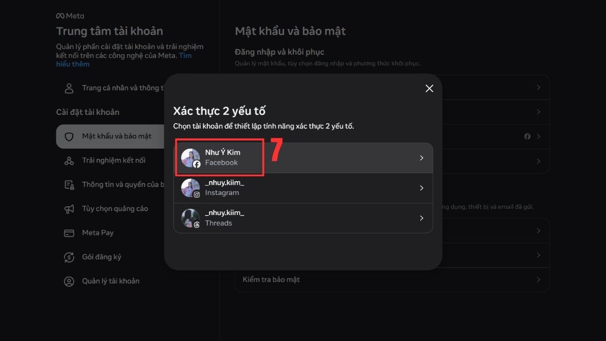 2FA là gì? - Bật 2FA trên Facebook bước 2-2