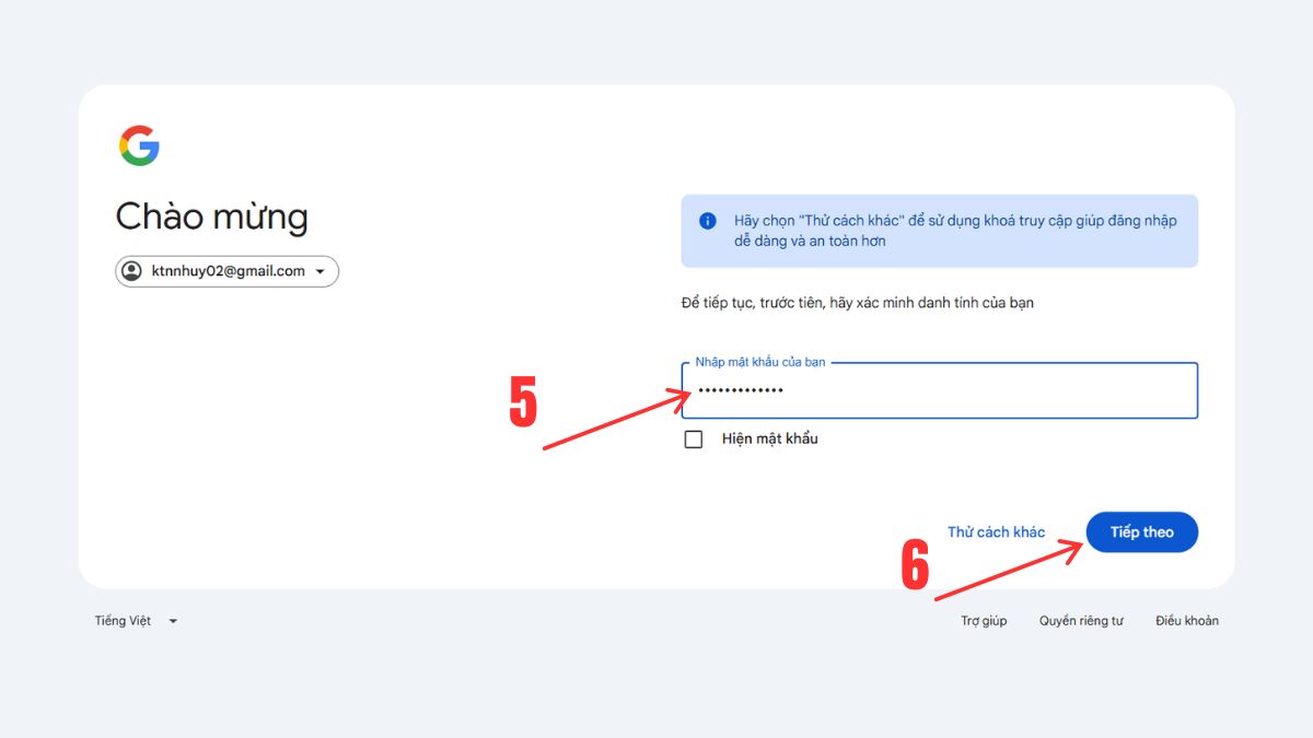 2FA là gì? - Bật 2FA trên Gmail bước 2-2
