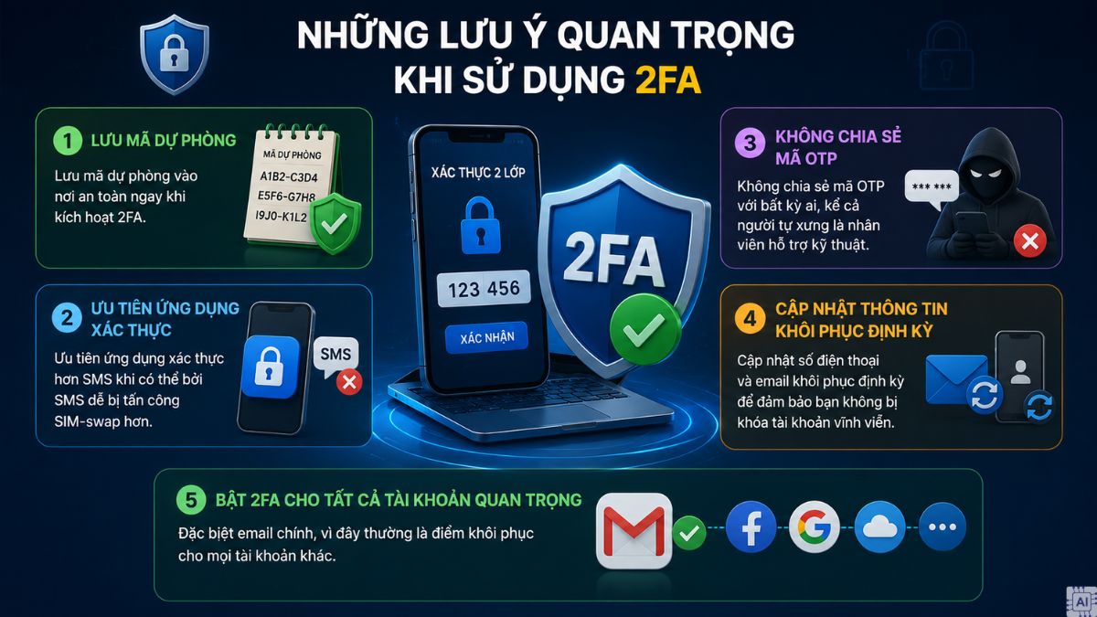 2FA là gì? Lưu ý khi sử dụng 2FA