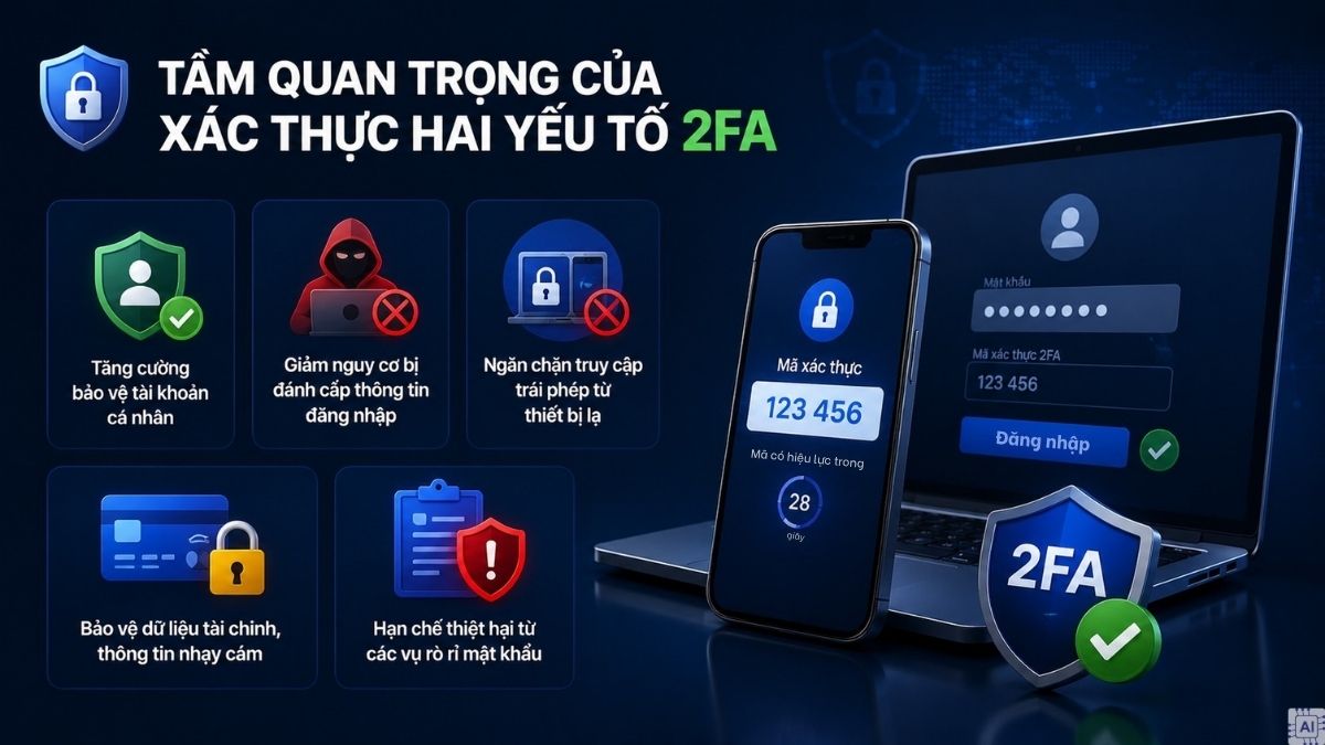 Tầm quan trọng của 2FA là gì?