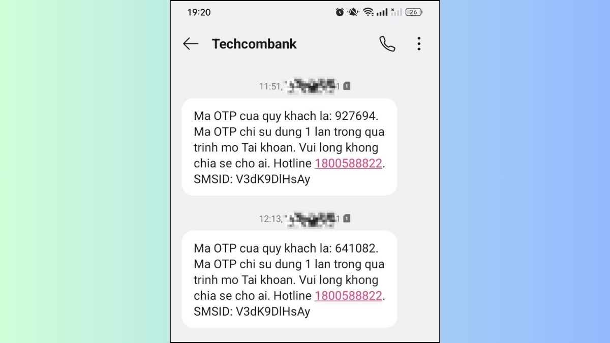 Các phương thức xác thực của 2FA là gì? - Xác thực qua tin nhắn