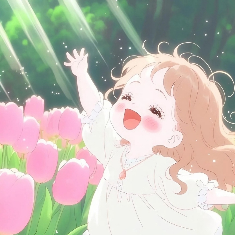 Avatar Anime sáng cười rạng rỡ