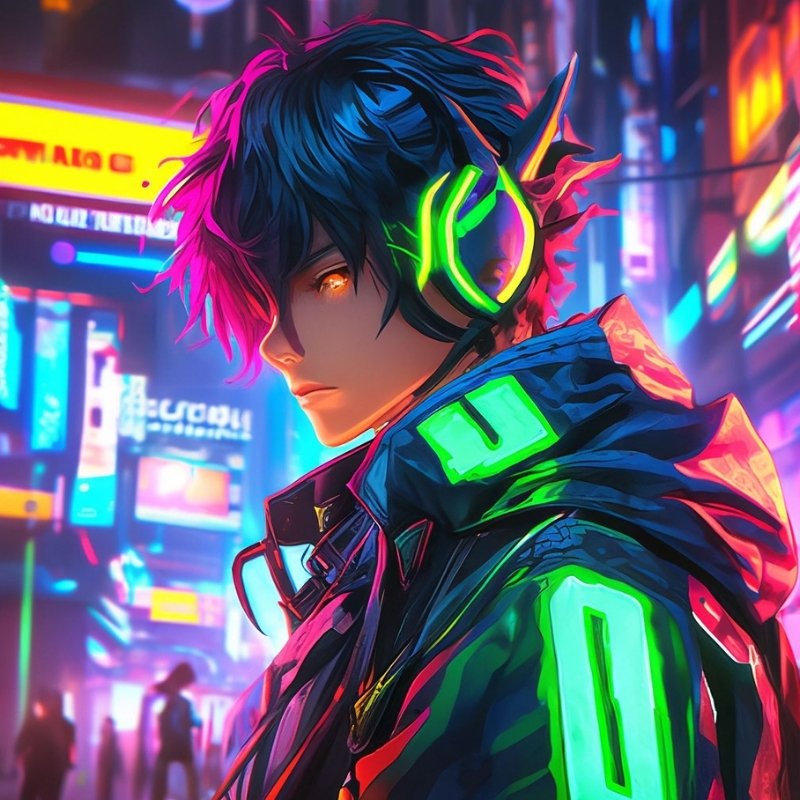 Avatar anime sáng cho nam