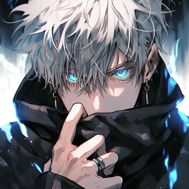 Avatar anime sáng với chàng trai lạnh lùng