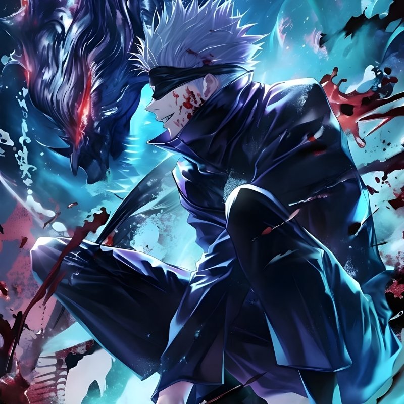 Avatar anime sáng với thần thái lạnh lùng