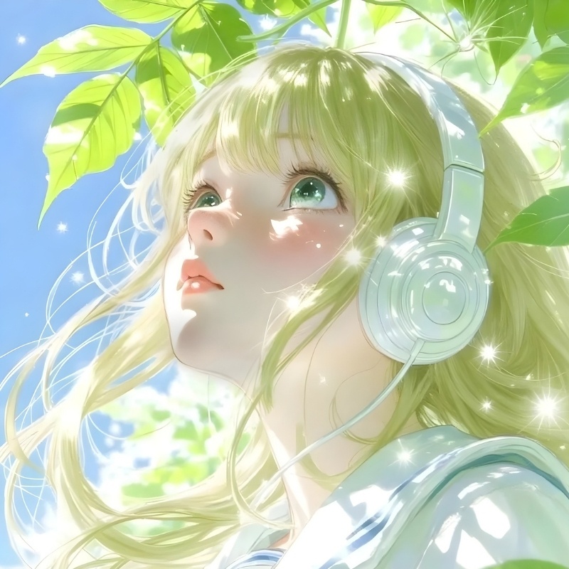 Avatar anime sáng cô gái xinh đẹp, thanh thuần