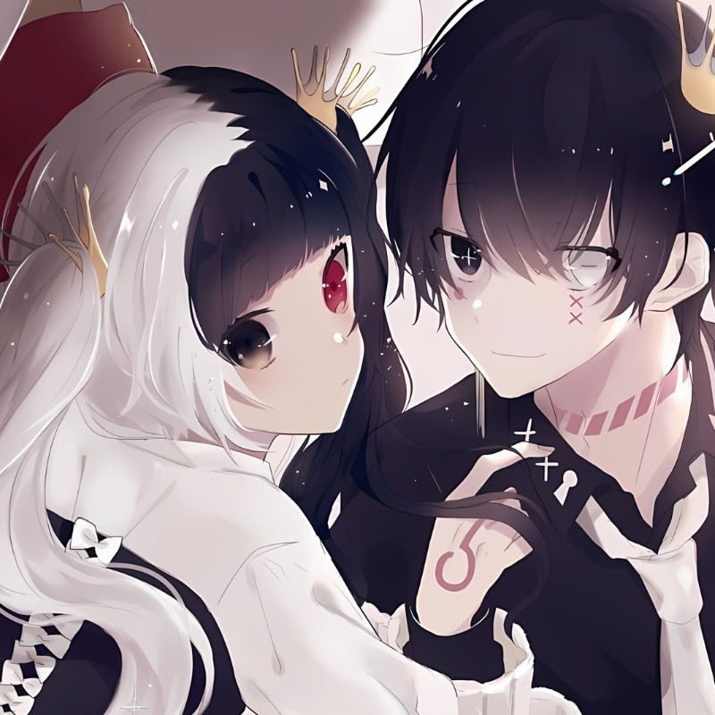 Avatar anime sáng cặp đôi cool ngầu