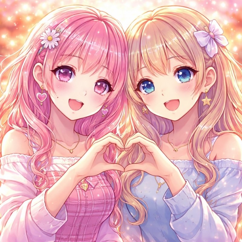 Avatar anime sáng thả tim đáng yêu