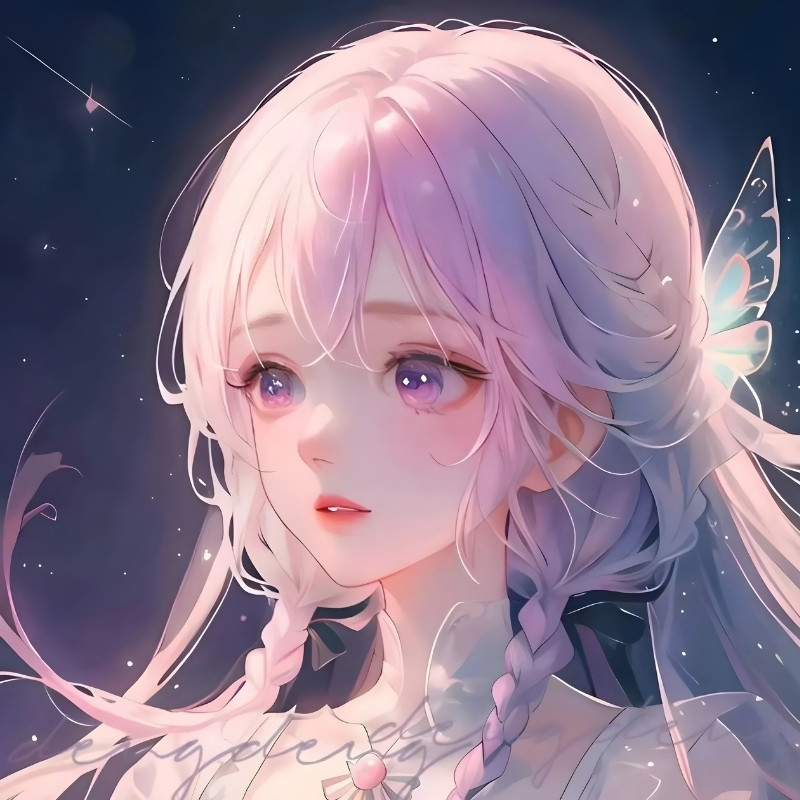 Avatar anime sáng hình ảnh cô gái mắt long lanh