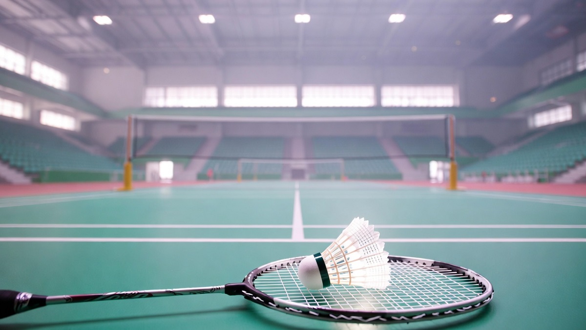 Hình nền cầu lông - Sân tập