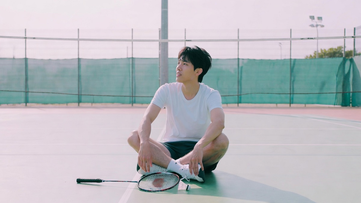 Hình nền cầu lông - Nghỉ ngơi sau khi chơi cầu lông