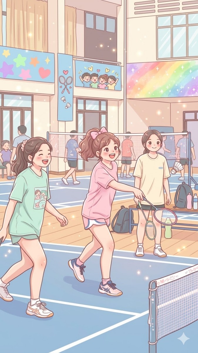 Hình nền cầu lông đẹp lung linh