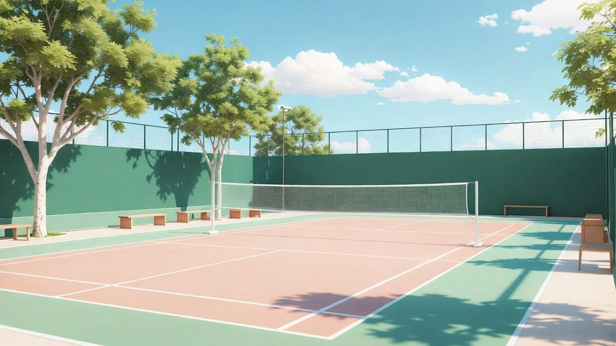 Hình nền cầu lông - Sân tập đẹp