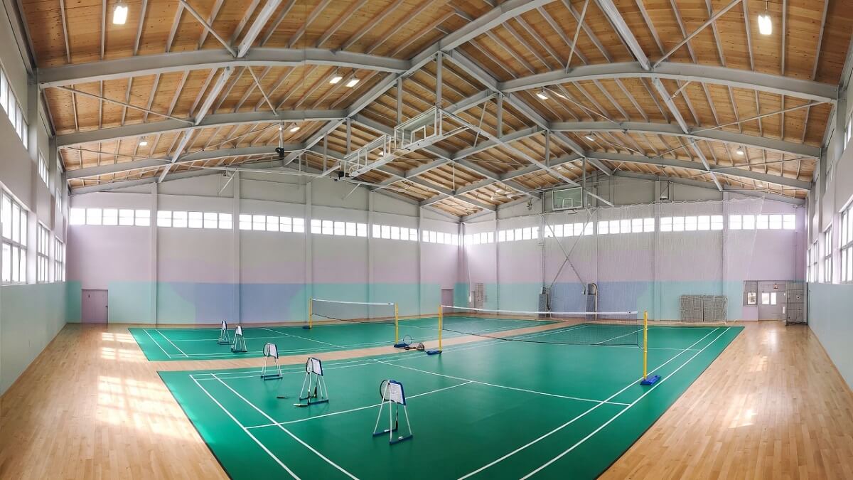 Hình nền cầu lông - Sân tập chuyên nghiệp