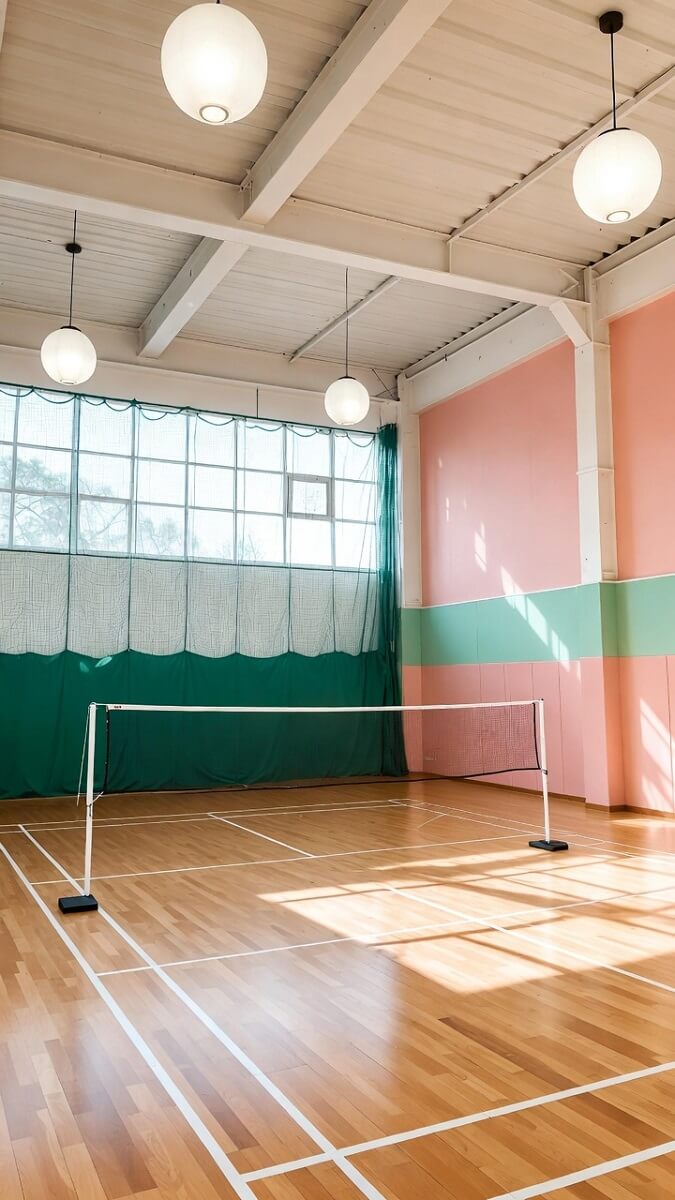 Hình nền cầu lông phong cách đáng yêu