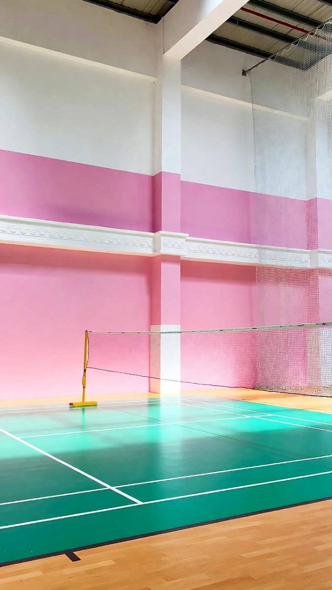 Hình nền cầu lông tone hồng