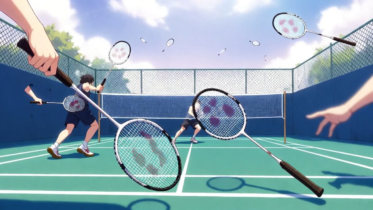 Hình nền cầu lông kiểu anime