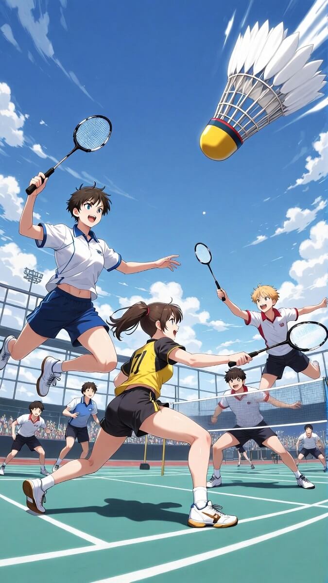 Hình nền cầu lông - Chơi vui vẻ