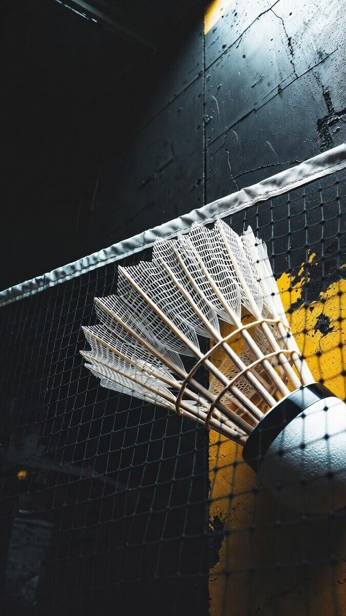 Hình nền cầu lông màu trắng siêu cool