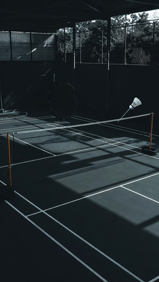 Hình nền cầu lông màu phong cách ngầu