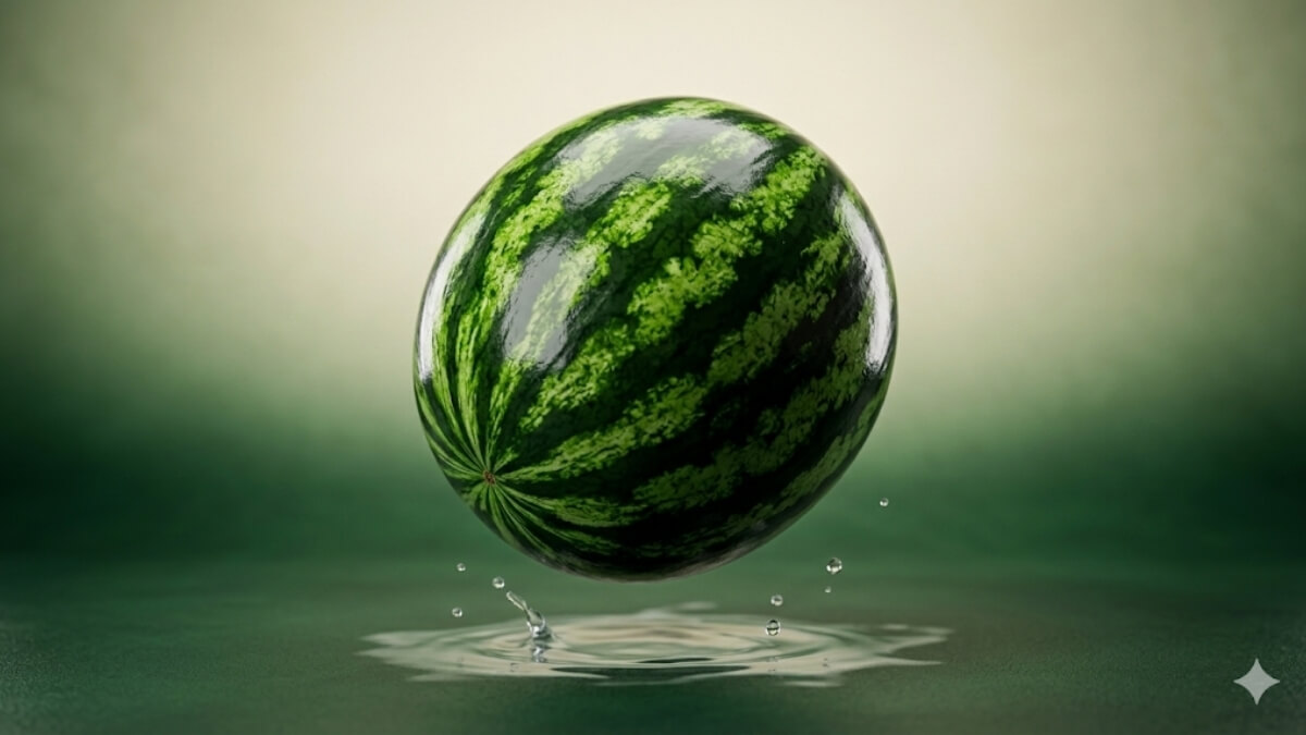 Hình nền quả dưa hấu cute sắc nét