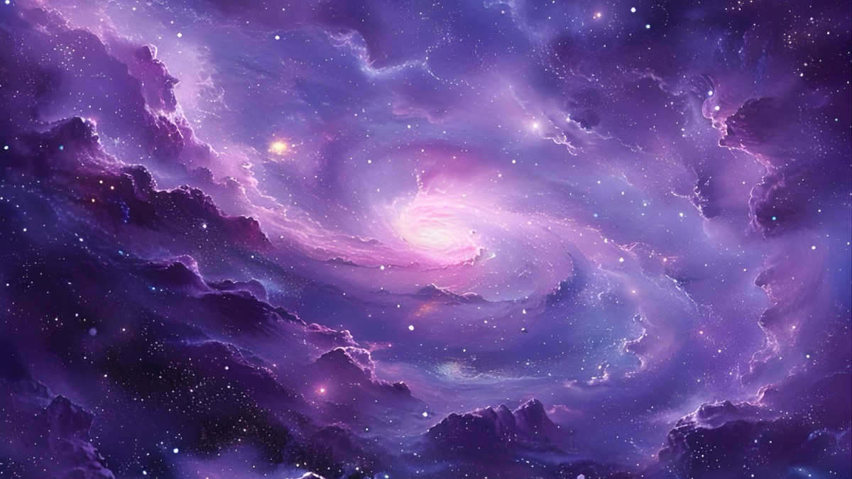 Background màu tím ấn tượng