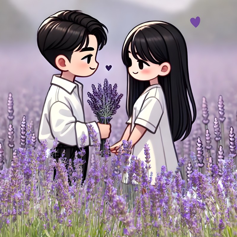 Hình nền tím đẹp cho cặp đôi