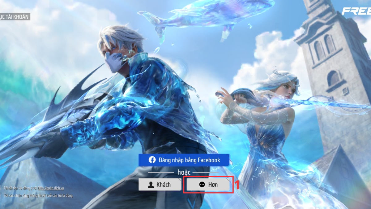Cách tạo acc Free Fire bằng tài khoản Google bước 1