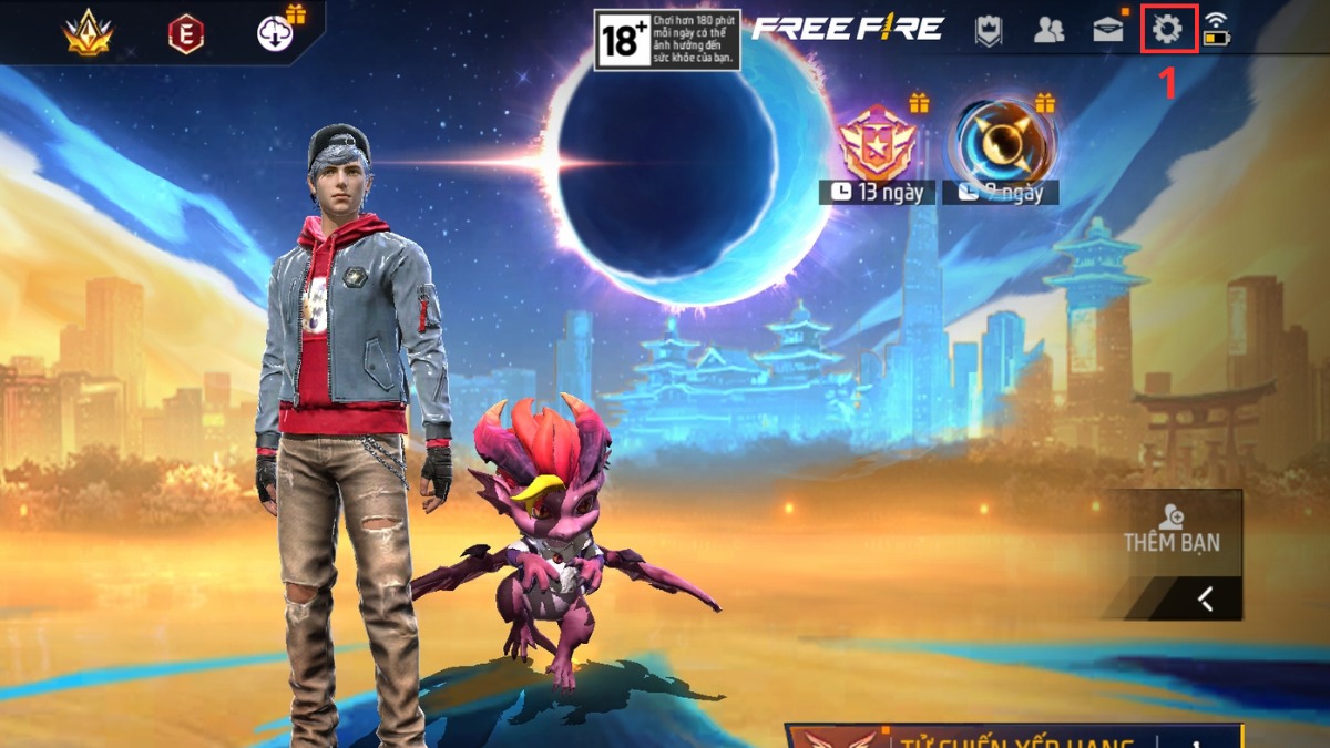 Cách tạo acc Free Fire - Liên kết tài khoản Facebook bước 1