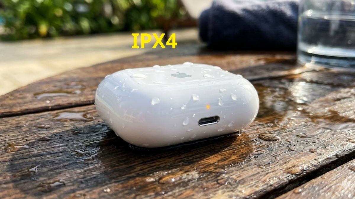 Hộp sạc của AirPods 3 có chống nước không?