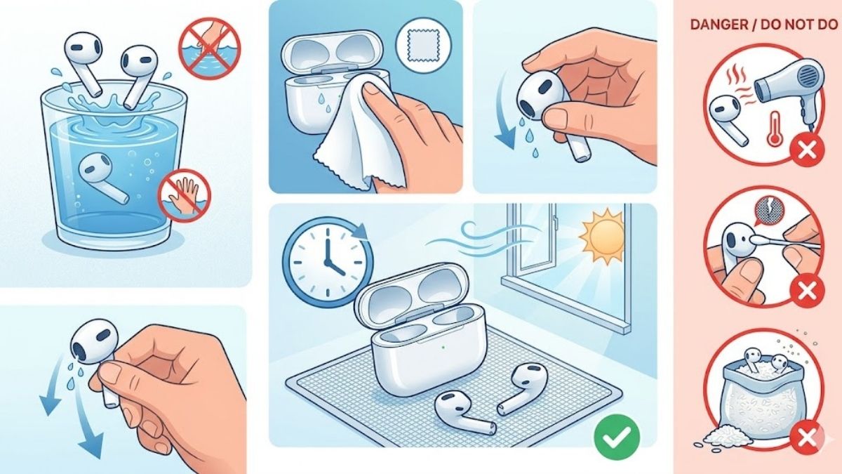 AirPods 3 có chống nước không? Cách xử lý nếu rơi xuống nước