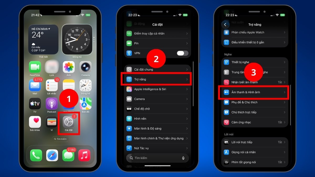 Khắc phục lỗi AirPods bị rè - Kiểm tra cài đặt âm thanh bước 2