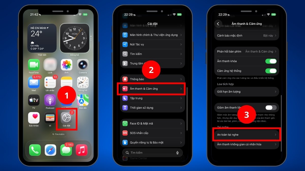 Khắc phục lỗi AirPods bị rè - Kiểm tra cài đặt âm thanh bước 3