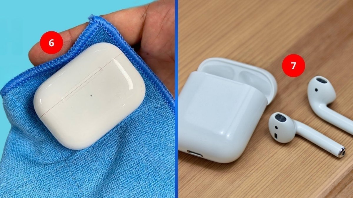 Khắc phục lỗi AirPods bị rè - Vệ sinh tai nghe đúng cách bước 5