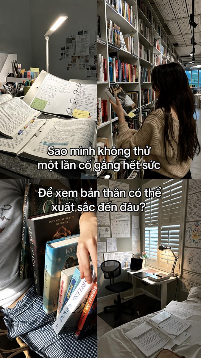 Ảnh động lực học tập khích lệ