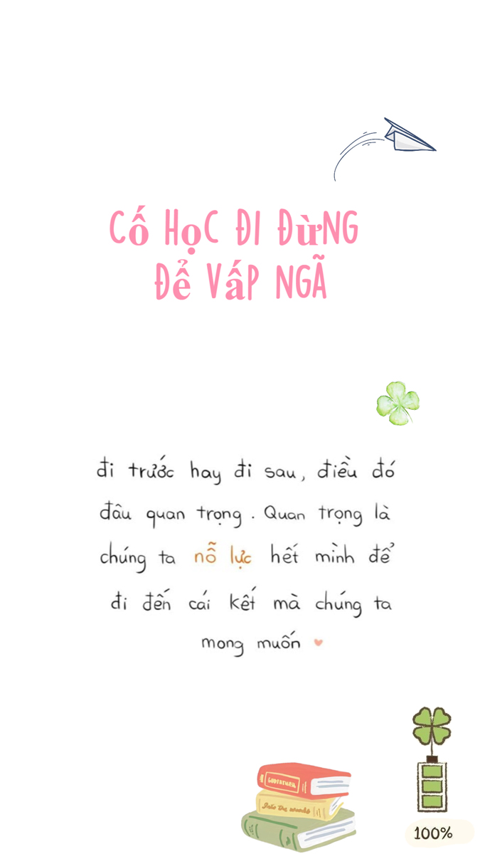 Những hình ảnh động lực học tập không thể bỏ qua
