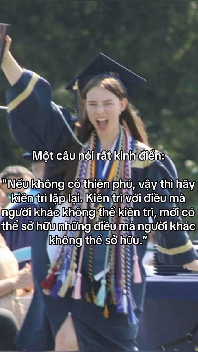 Ảnh động lực học tập với quotes về sự kiên trì