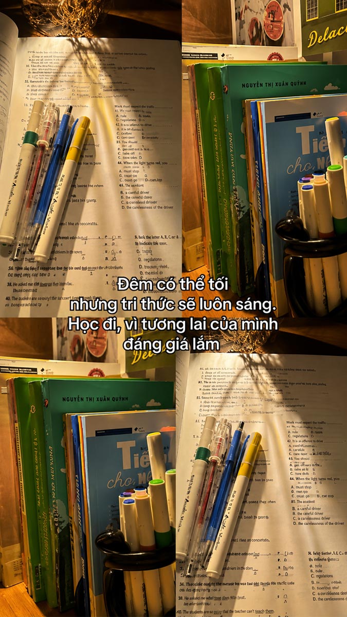 Ảnh động lực học tập về sự đáng giá của tri thức