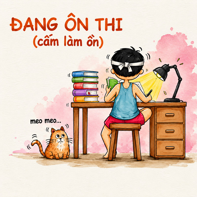 Ảnh động lực học tập hài hước