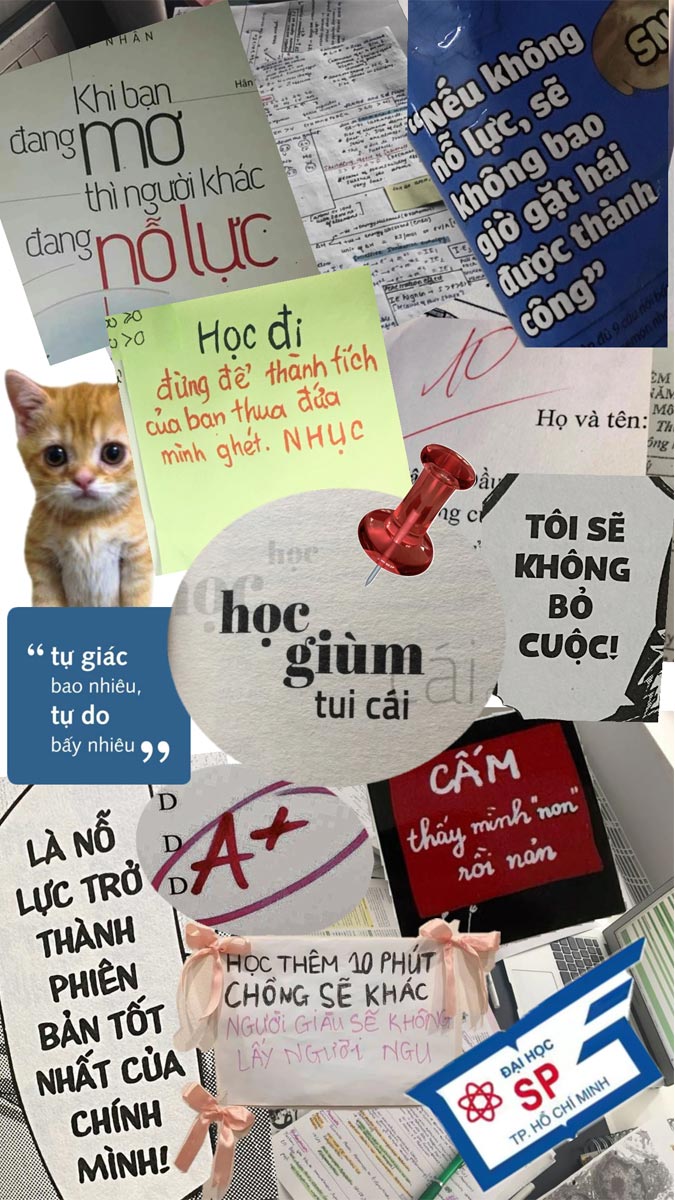 Hình ảnh động lực học tập khích lệ, cổ vũ