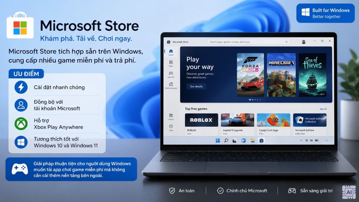 App chơi game miễn phí - Microsoft Store